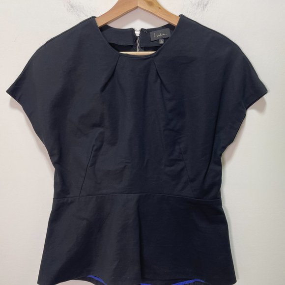 Aritzia T. Babaton Peplum Top sz 4 - Picture 4 of 12